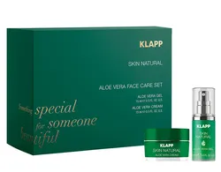 Klapp SKIN NATURAL Face Care Set ZESTAW aloesowy ŻEL 15ml + KREM 15ml