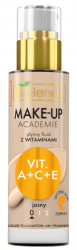 BIELENDA Make-up Academie FLUID Z WITAMINAMI 0 Jasny