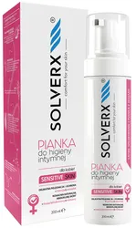 SOLVERX Sensitive Skin PIANKA DO HIGIENY INTYMNEJ do skóry wrażliwej