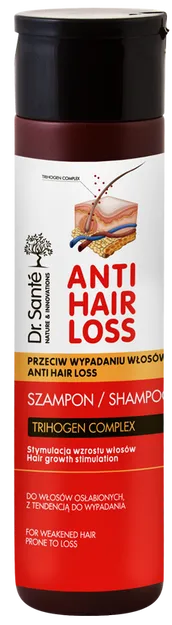 DR SANTE Anti Hair Loss SZAMPON STYMULUJĄCY POROST WŁOSÓW 250ml