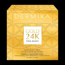 DERMIKA Luxury Gold 24K LUKSUSOWY KREM DO TWARZY 55+