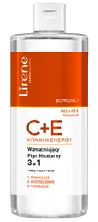 LIRENE C+E Vitamin Energy WZMACNIAJĄCY PŁYN MICELARNY 3w1
