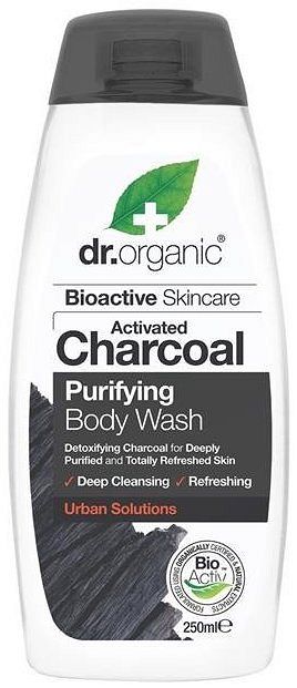  Dr.Organic Charcoal żel do mycia ciala z atywnym węglem 250 ml
