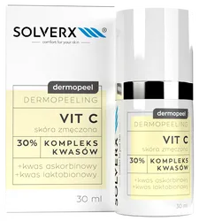SOLVERX Dermopeel DERMOPEELING VIT C 30% skóra zmęczona
