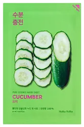 HOLIKA HOLIKA Pure Essence Cucumber MASECZKA W PŁACHCIE nawilżająco-rozświetlająca