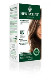Naturalna Farba do włosów Herbatint • trwała • 5N JASNY KASZTAN • seria NATURALNA