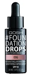 GOSH Foundation Drops SPF10 LEKKI PODKŁAD nawilżająco-kojący 006