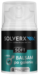 SOLVERX For Men Soft BALSAM PO GOLENIU kojący